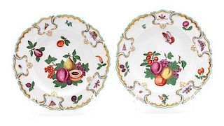 A Pair of Chelsea Porcelain Duke of Cambridge Dessert Plates Diameter 9 1/8 inches.