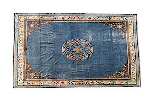 A Chinese Wool Rug 12 feet 7 inches x 15 feet 4 inches.
