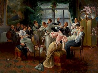 Artist Unknown, (Continental , 19th Century), The Engagement Party