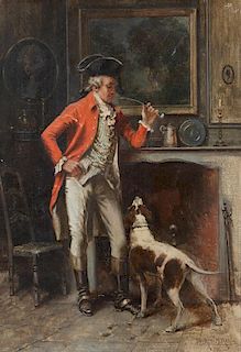 Percy (Edward Percy) Moran, (American, 1862-1935), Captain and His Dog