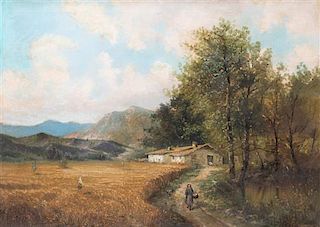 John Califano, (American/Italian, 1862-1964), Path to a Cottage