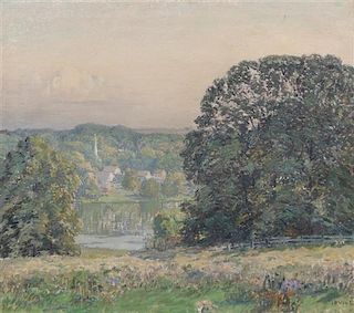 Wilson Irvine, (American, 1869-1936), Untitled (View of Connecticut)