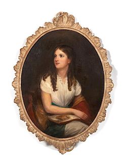 Artist Unknown, (19th Century), Portrait of Young Girl with Ringlets