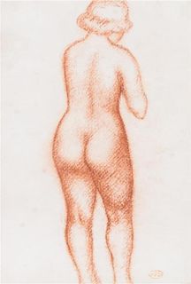 Aristide Maillol, (French, 1861-1944), Standing Nude, circa 1915