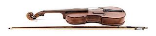 A Continental Violin Length of violin 24 inches.