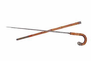Bamboo Sword Cane