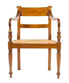 An American Maple Open Armchair Height 33 inches.