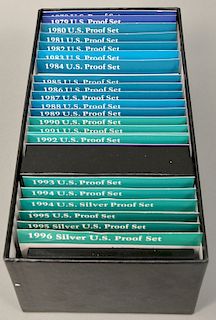 U.S. proof sets in black box (1978-1999)