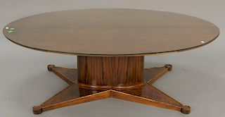 Widdicomb walnut coffee table. ht. 18 in., top: 36'' x 54''