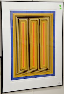 Richard Anuszkiewicz, screenprint, untitled 1985, pencil signed and dated lower right #22/175. sight size 28" x 19 3/4"