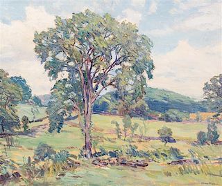 Robert Emmett Owen, (American, 1878-1957), Valley in Spring