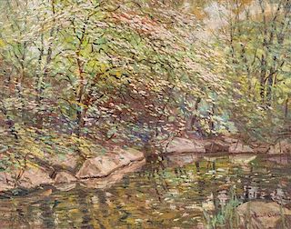 Robert Emmett Owen, (American, 1878-1957), Dogwoods in Bloom