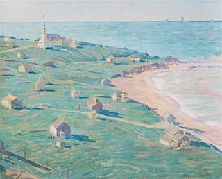 Albert Smith, (American, 1862-1940), Little Church on the Beach
