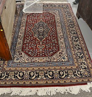 Oriental throw rug 4'6'' x 7'