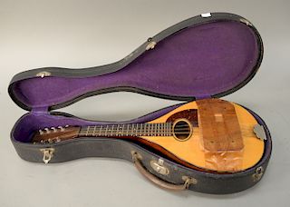 C.F. Martin & Co. model A mandolin in original case, A-20962. 
length 25 1/4 inches