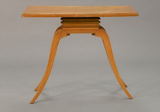 Paul Frankl table for Brown & Saltman Collection. ht. 29 1/2 in., wd. 36 in., dp. 18 in.