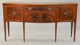 Federal style mahogany sideboard. ht. 37 in., wd. 69 in.