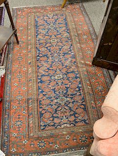 Hamaden Oriental throw rug. 3'5" x 6' 2".