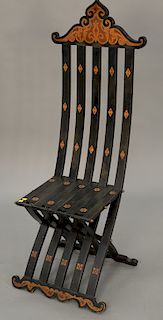 Arts & Craft slat back chair.