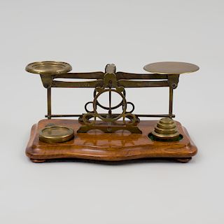 Perry & Co. London Brass Letter Scale