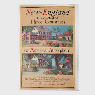 New England the Appeal of Three Centuries of American Atmosphere Poster