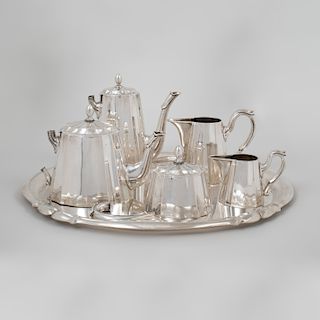Continental Silver Six Piece Tea and Coffee Service