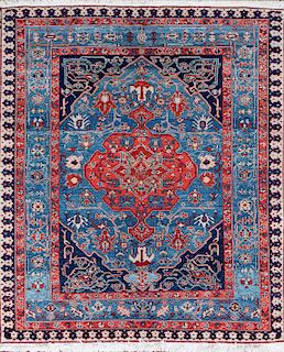 Modern Medallion Carpet in the Persian Design
