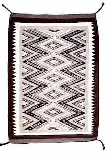 Navajo Bistie FINE Hand Woven Wool Rug