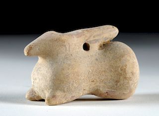 Greek Rhodian Pottery Rabbit Aryballos