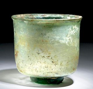 Roman Glass Cup w/ Short Foot