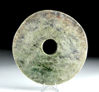 Chinese Neolithic Nephrite Bi Disc