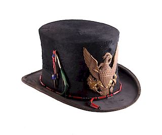 Sioux Native American Indian Top Hat