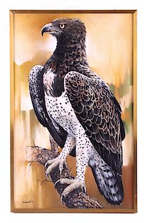 Original Marshall Eagle Oil Painting by Richart