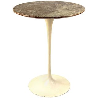 Eero Saarinen Knoll Tulip Side Table w Marble Top