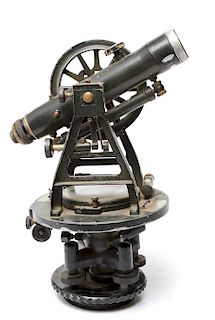 W. & L. E. Gurley Troy NY Metal Sextant Astrolabe