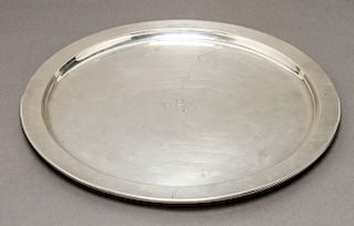 Tiffany & Co. Makers Sterling Silver Charger