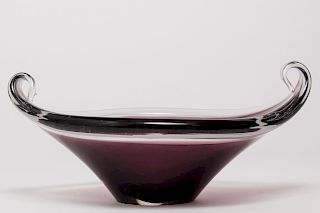 Mid-Century Modern Art Glass Bowl