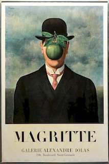 Magritte Galerie Alexandre Iolas Color Lithograph