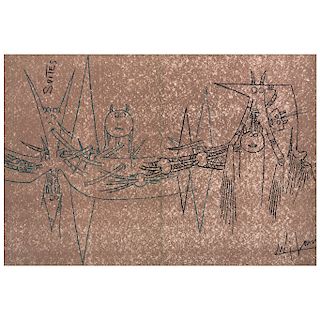 WIFREDO LAM , Suites N°. 3, from the "Suites" portfolio exposition, 1963.