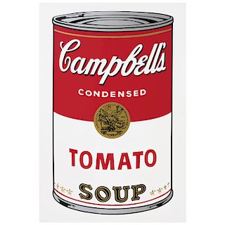 ANDY WARHOL, II.46: Campbell's tomato soup.