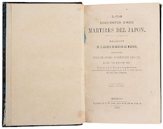 R. P. Boero, de la Compañía de Jesús. Los Doscientos Cinco Mártires del Japón. México: Imprenta de J. M. Lara, 1869.