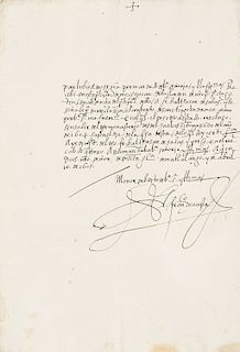 Acosta, Francisco de. Reclusión de Fray Baltazar de Salas al Convento de Santiago Undameo. Matlalcingo, 1605. Firma.