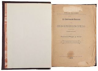 Ollivier, Emilio. La Intervención Francesa y el Imperio de Maximiliano en México. Guadalajara, 1906.