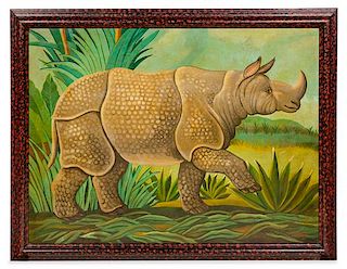 * William Skilling, (American/British, b. 1949), Rhinoceros