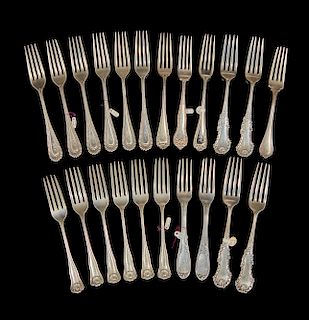 Assorted Sterling Silver Forks