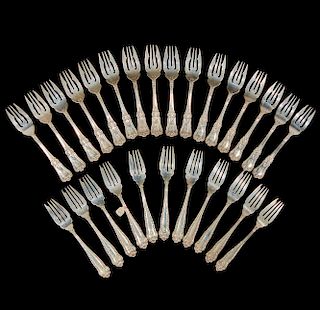 Assorted Sterling Silver Pie Forks