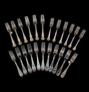 Assorted Silver Forks