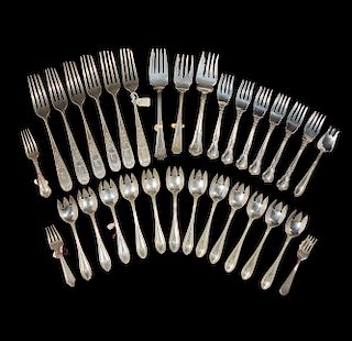 Assorted Sterling Silver Forks