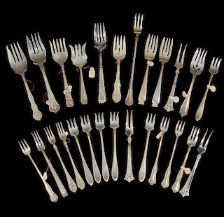Assorted Silver Forks