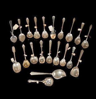 Sterling Silver Jelly Servers, Berry Spoons & Sugar Spoons